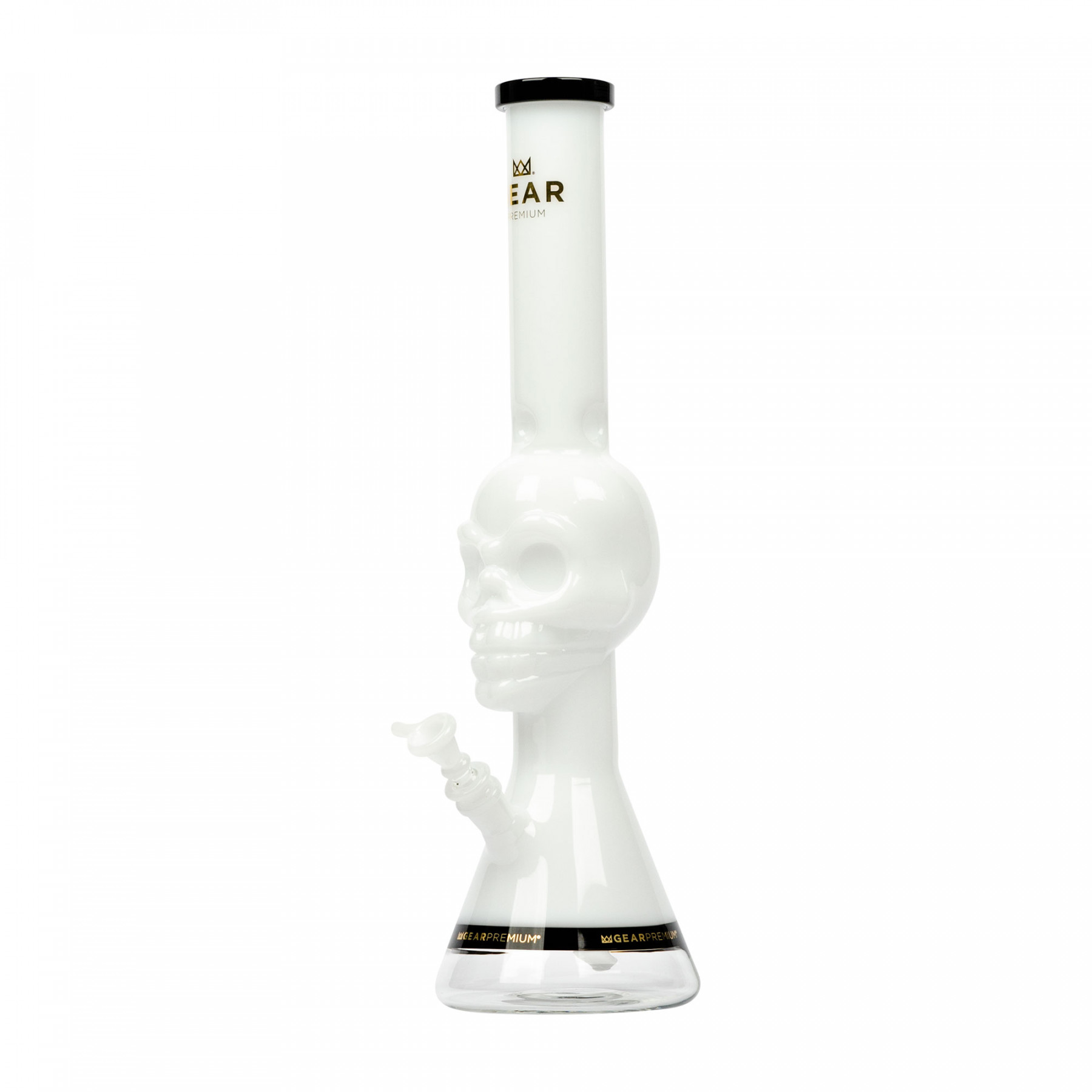 18" Tuxedo Skull Beaker Tube 2