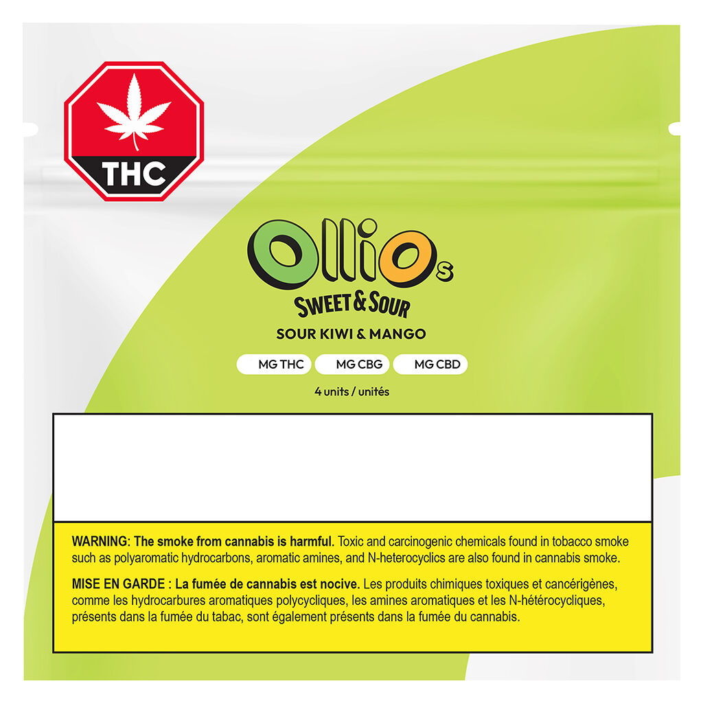 Sour Kiwi & Mango THC/CBG/CBD