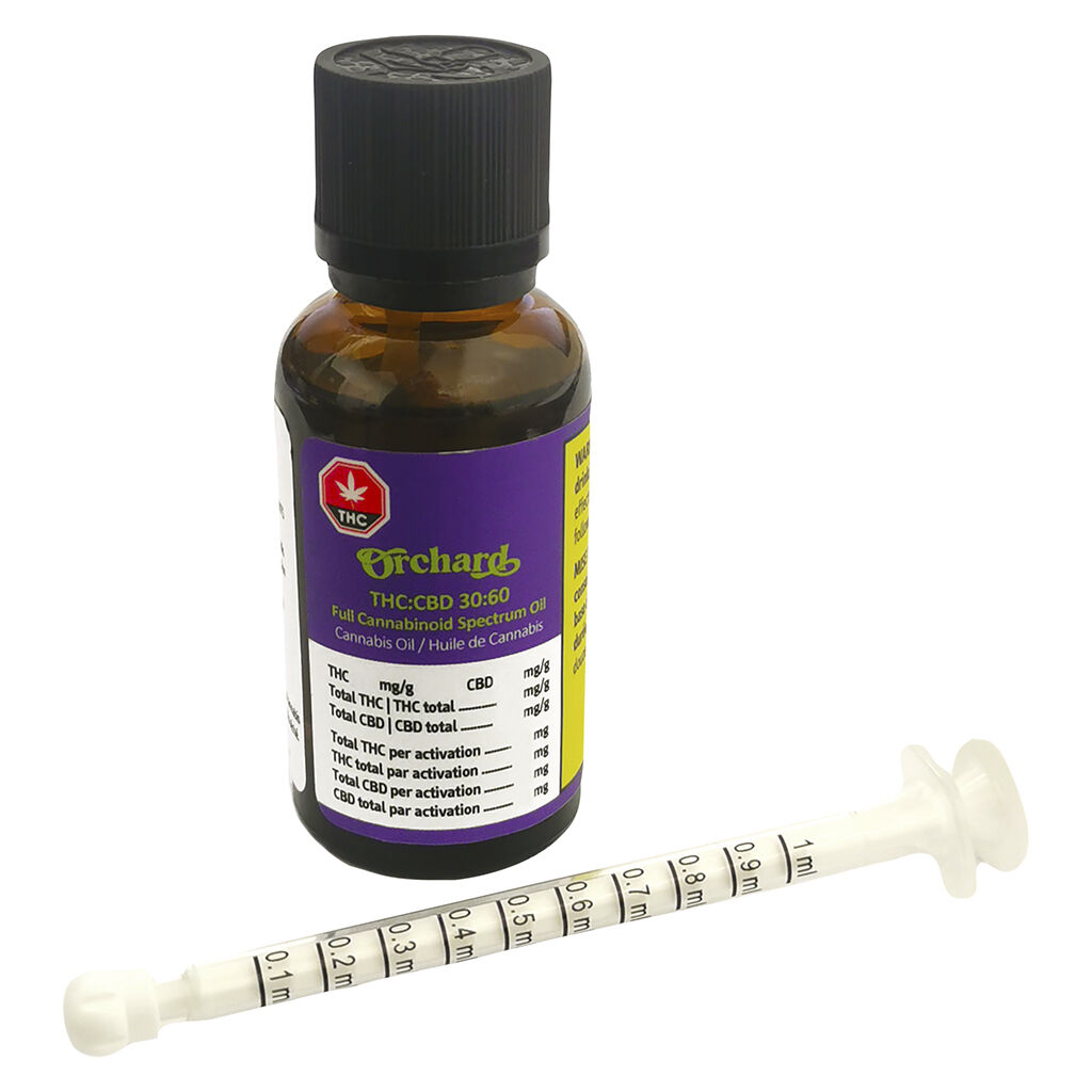 THC:CBD 30:60 Full Cannabinoid Spectrum Oil