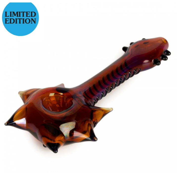 Red Eye Glass 6" Guitar Hand Pipe 2