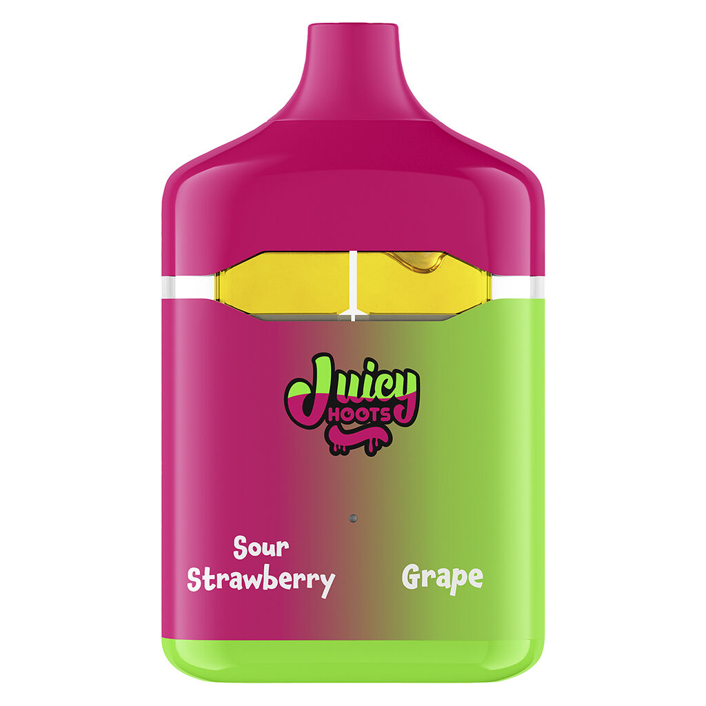 Sour Strawberry and Grape Flavour Flip Disposable Vape