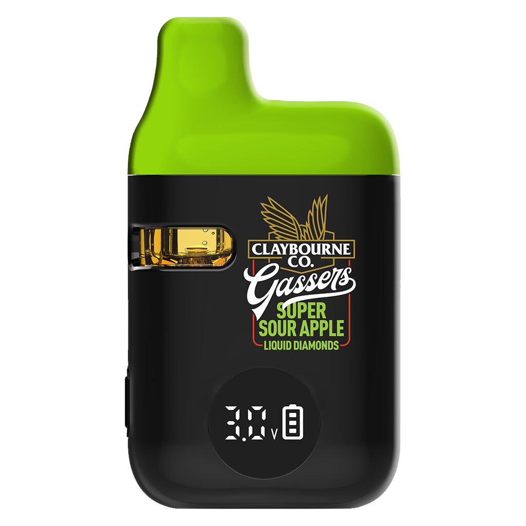 Gassers Super Sour Apple Liquid Diamonds AIO