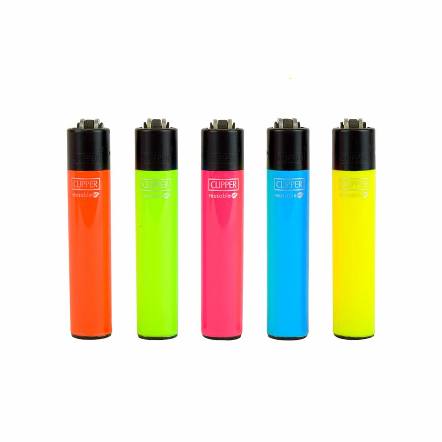 Clipper Fluorescent Medium Soft Solid Series Lighters