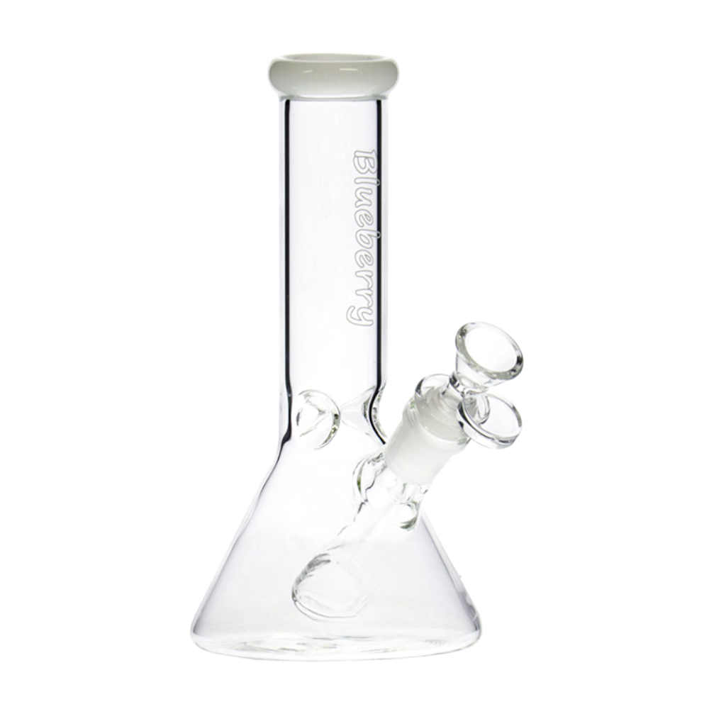 8" Blueberry Mini Beaker Bong ( Smoke ) Group 2