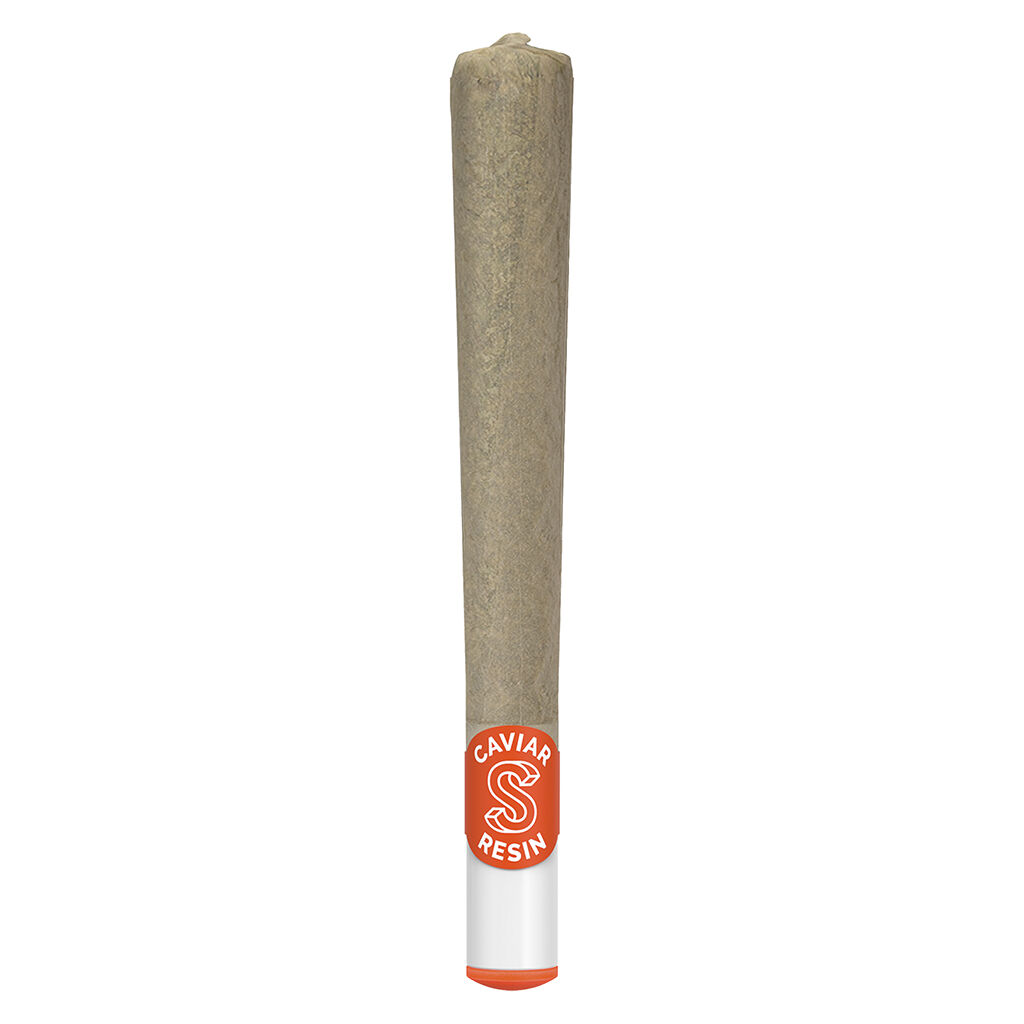 Ceramic Tip Orange Sherbs Caviar Resin Infused Pre-Roll