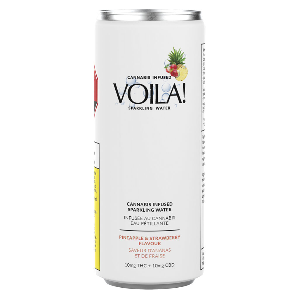 Pineapple & Strawberry Cannabis-Infused Sparkling Water