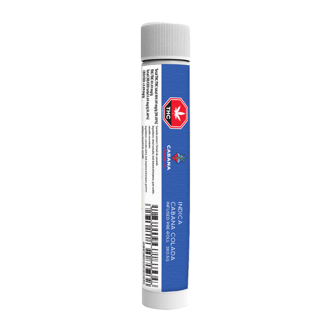 Cabana Colada Distillate Infused Pre-Roll