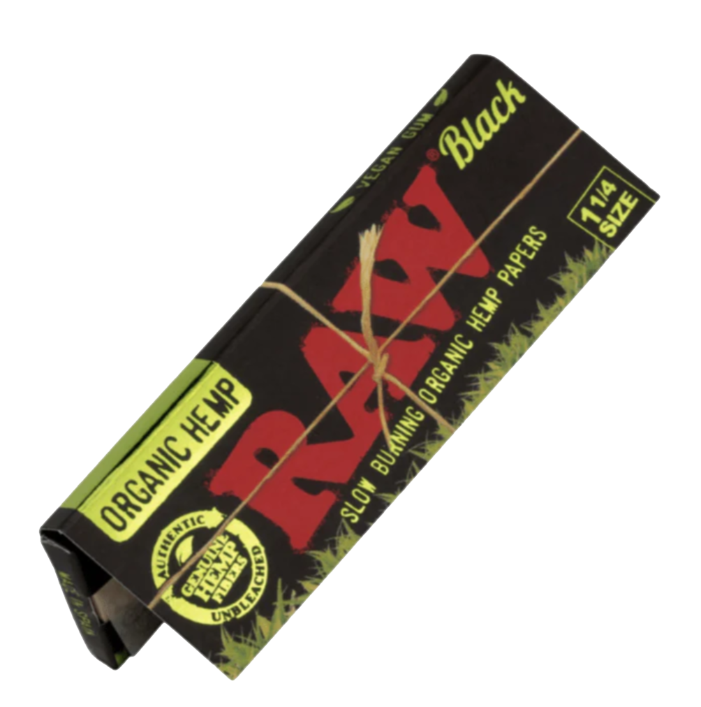 Black Organic Hemp 1 1/4 Rolling Papers