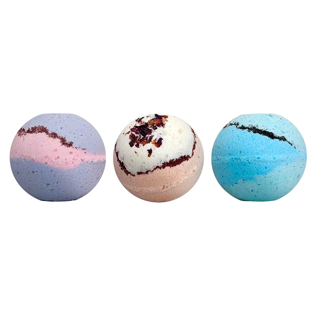 Blue Dream-Chocolate Hash Berry-Bubba Kush Bath Bomb