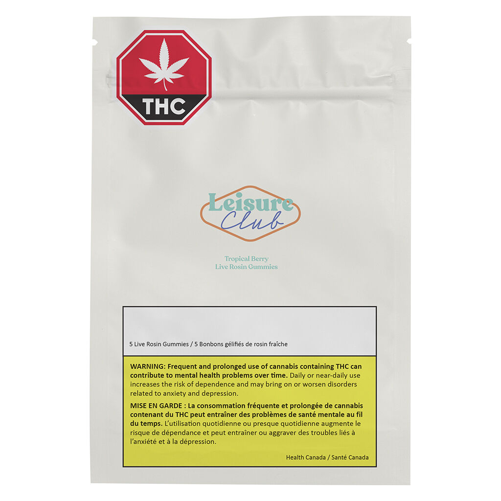 Live Rosin Gummies Tropical Berry Soft Chews
