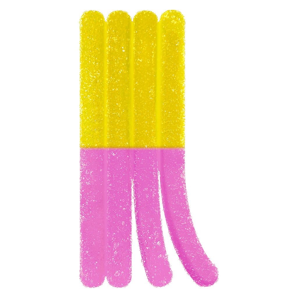 100 CBD Pink Lemonade Punch Gummy