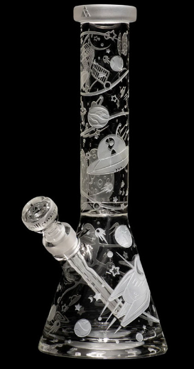 Milkyway Glass 14" Space Odyssey Beaker