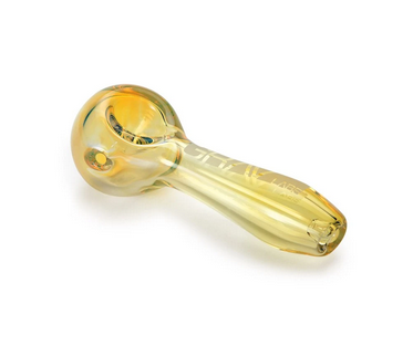 Grav Glass Hand Pipe Spoon 4" 7