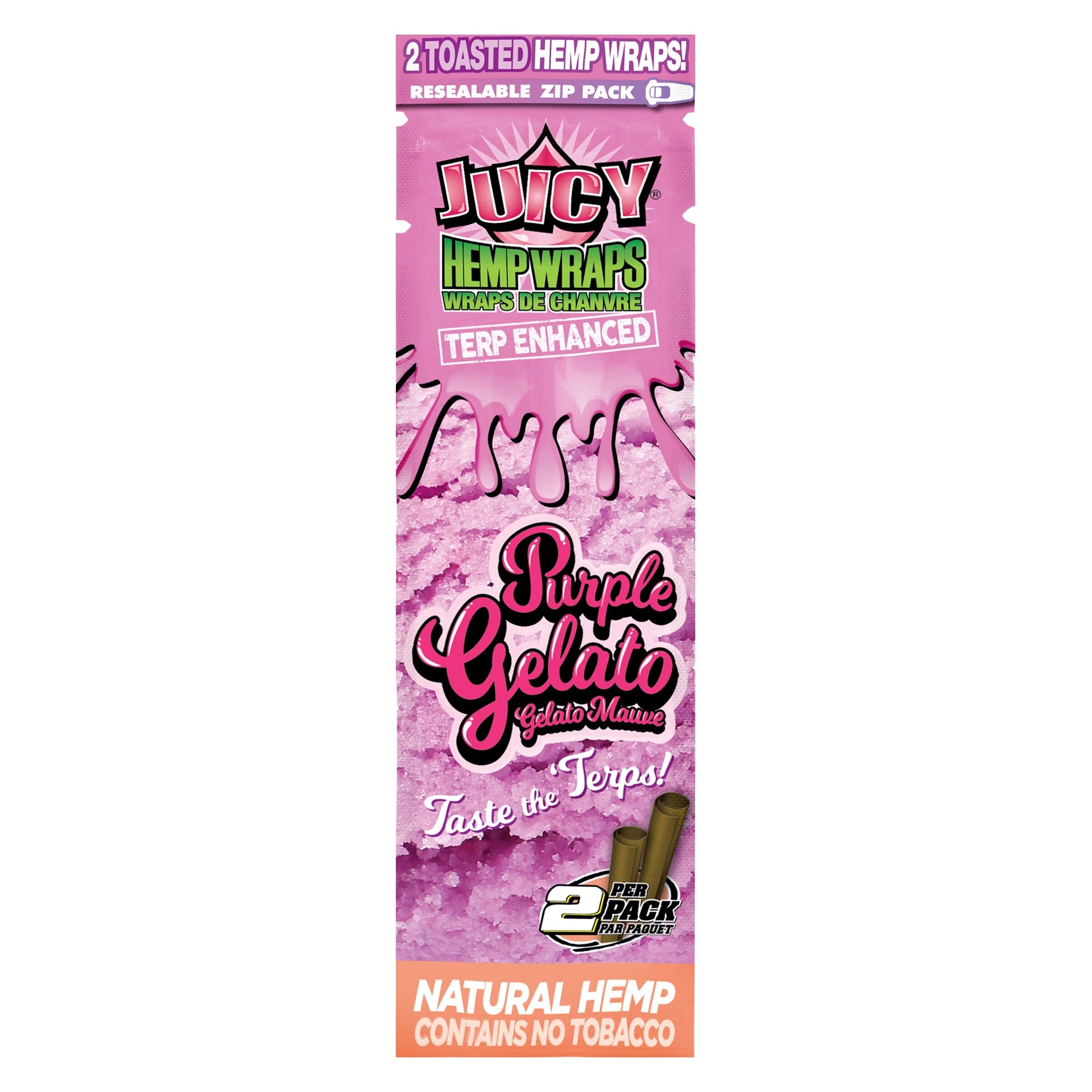 Terp-Enhanced Purple Gelato Hemp Wraps 2