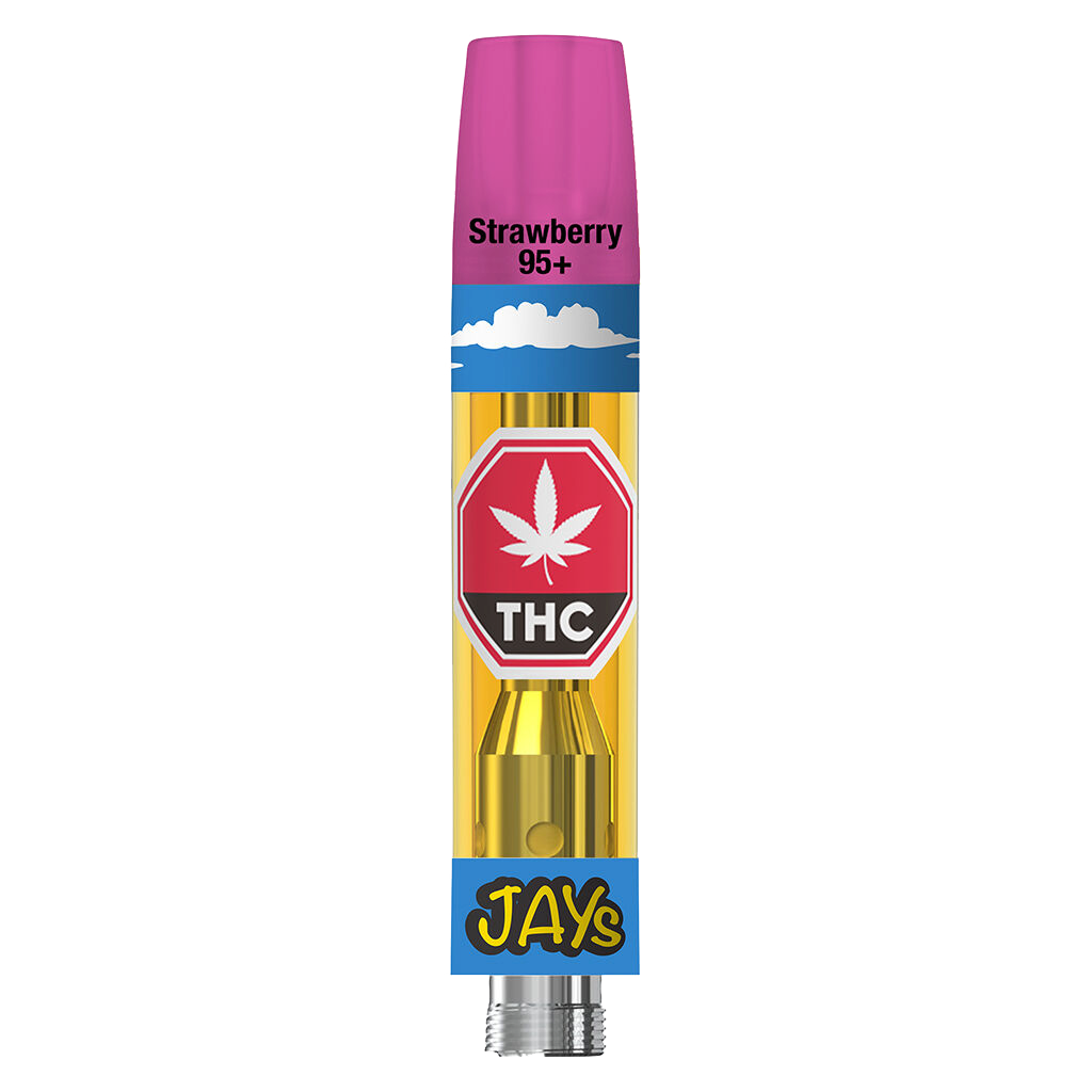 High Potency 92+ Strawberry Ripple 510 Thread Cartridge