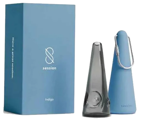 Session Goods Handpipe w/ Silicone Carry Case & Carabiner 2