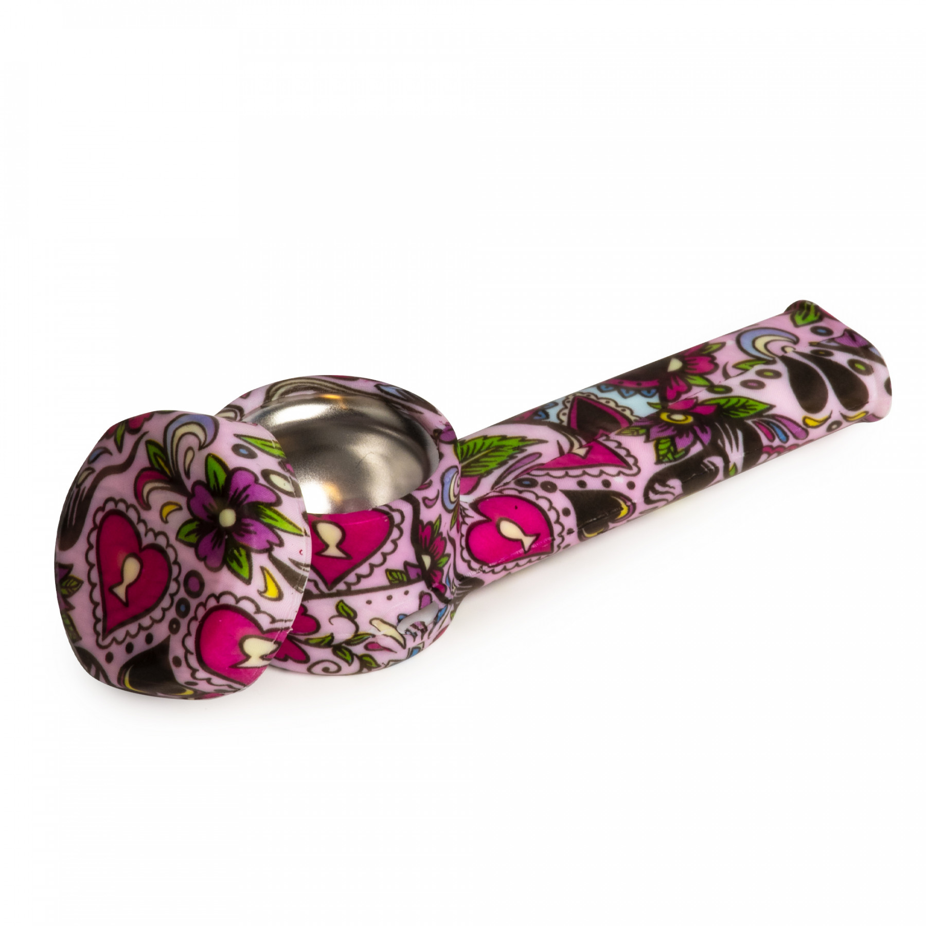 LIT Silicone Hand Pipe  W/Bowl Cover 2
