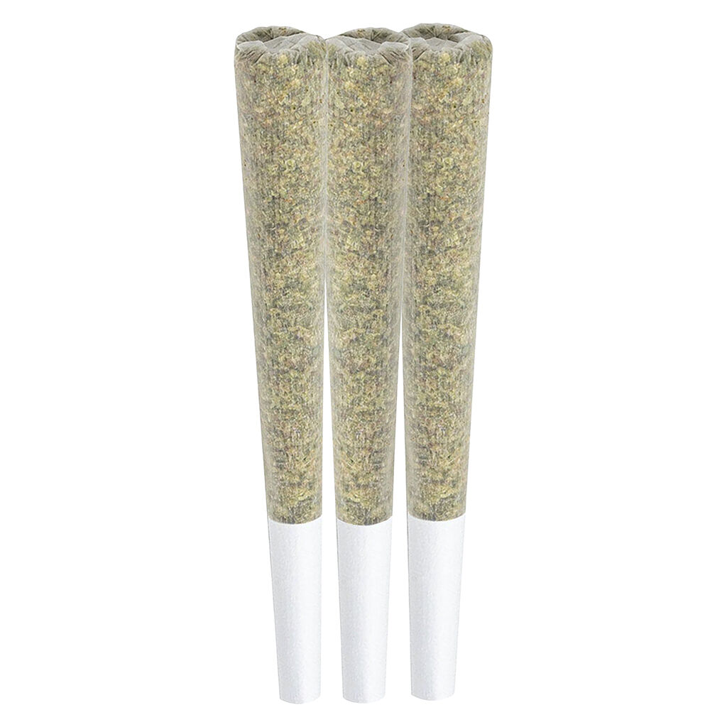 Poppin Peach Distillate + Live Rosin Infused Pre-Rolls