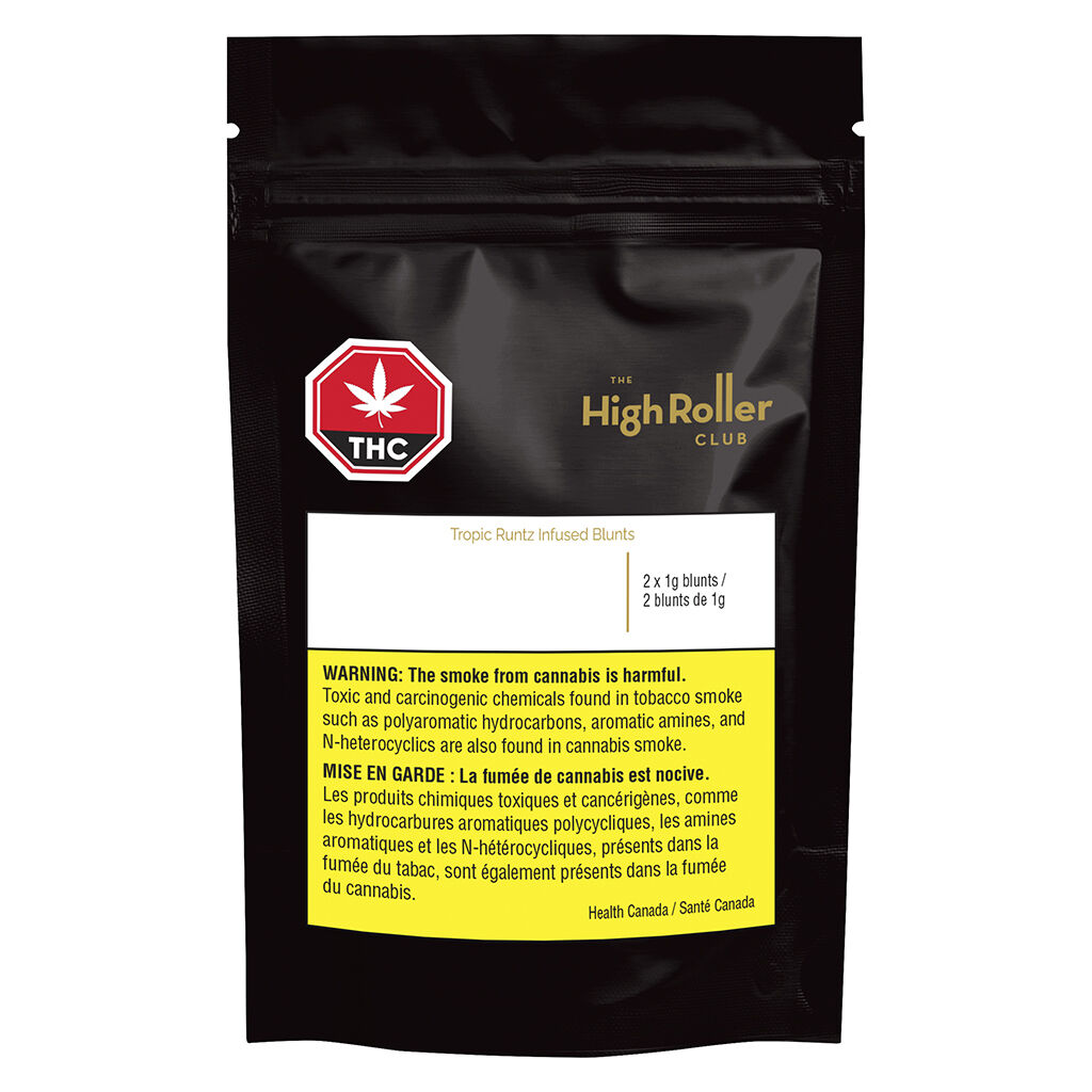 The High Roller Club Tropcial Runtz Infused Blunt