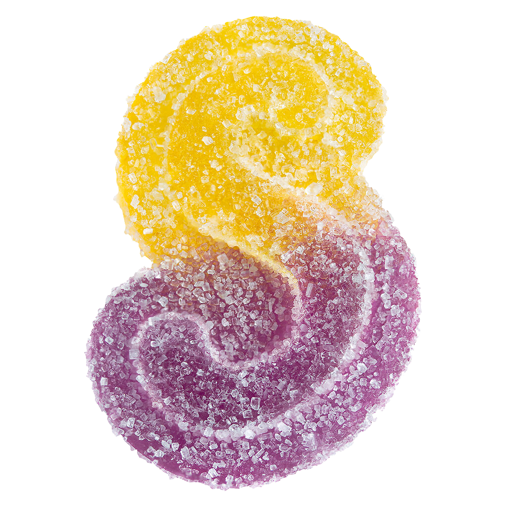 Fully Blasted Peach Passionfruit 1:1 CBN THC Gummy