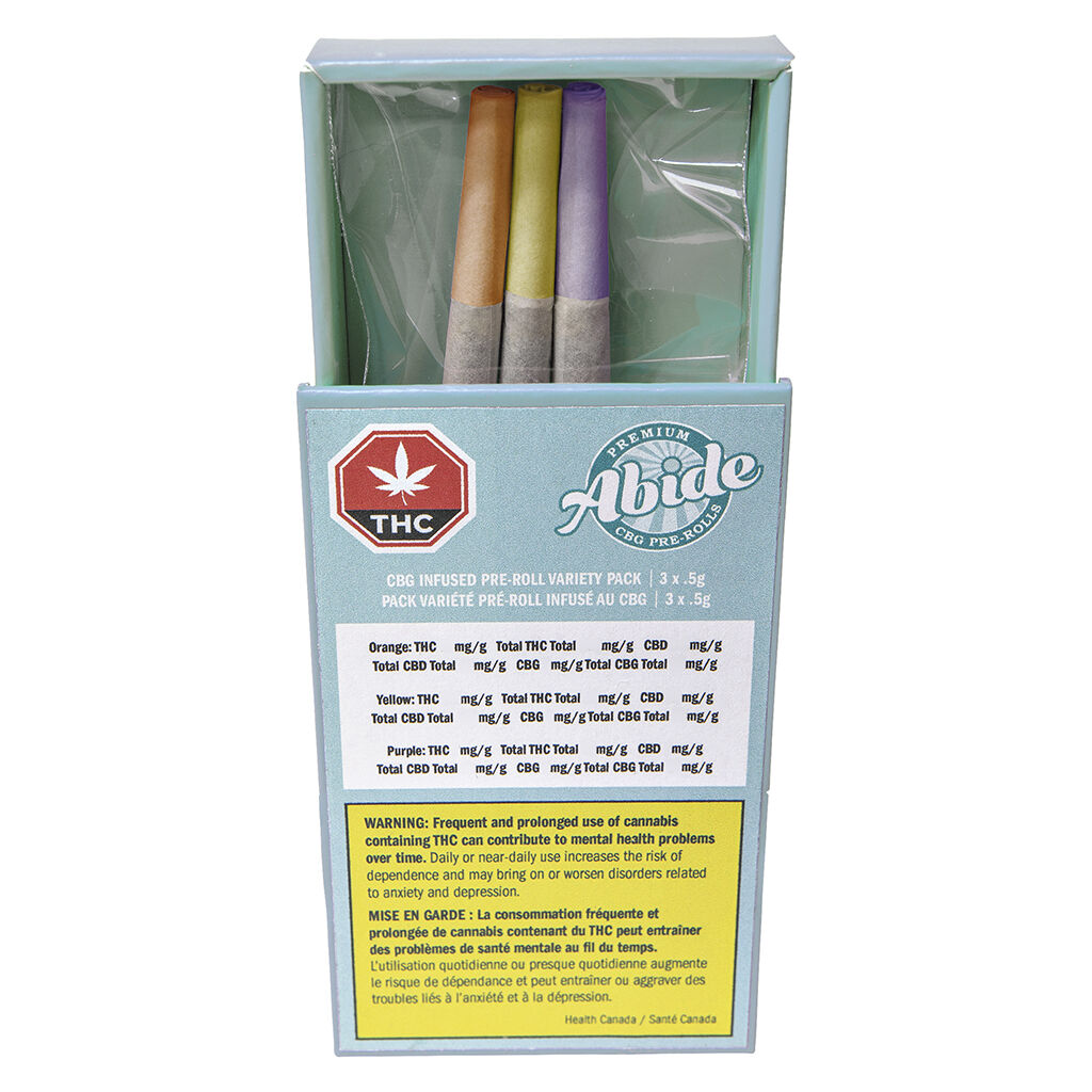 CBG Infused Pre-Roll Variety Pack