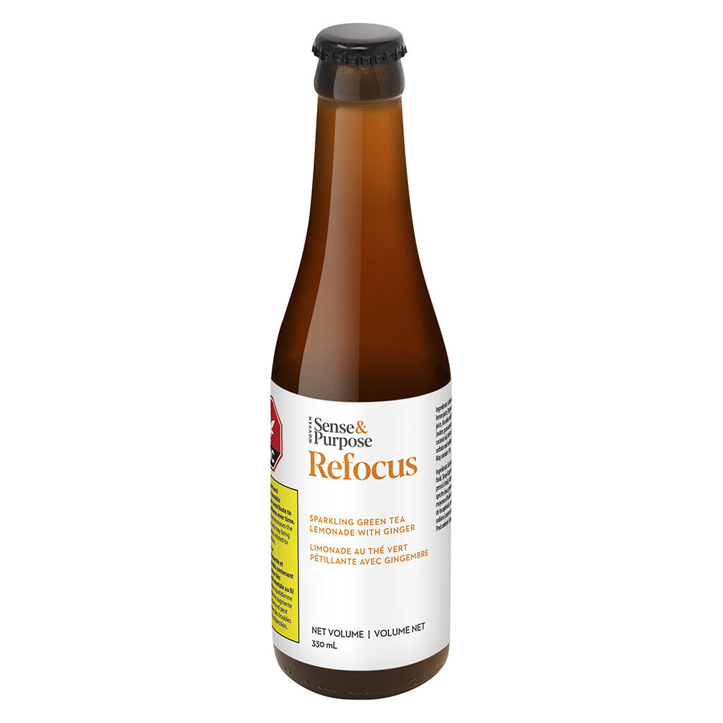 Refocus: Sparkling Green Tea Lemonade with Ginger