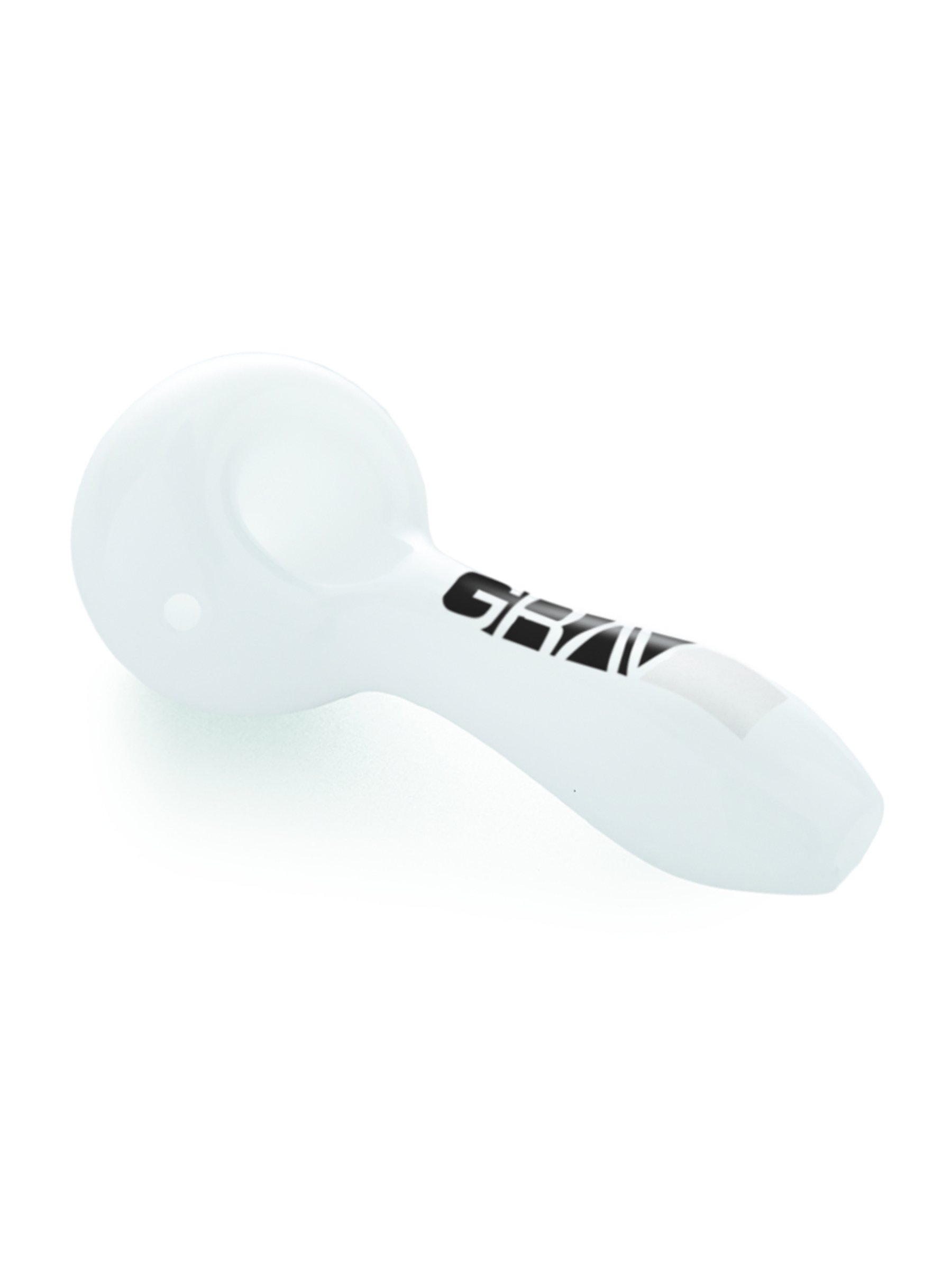 Grav Glass Hand Pipe Spoon 4" 12