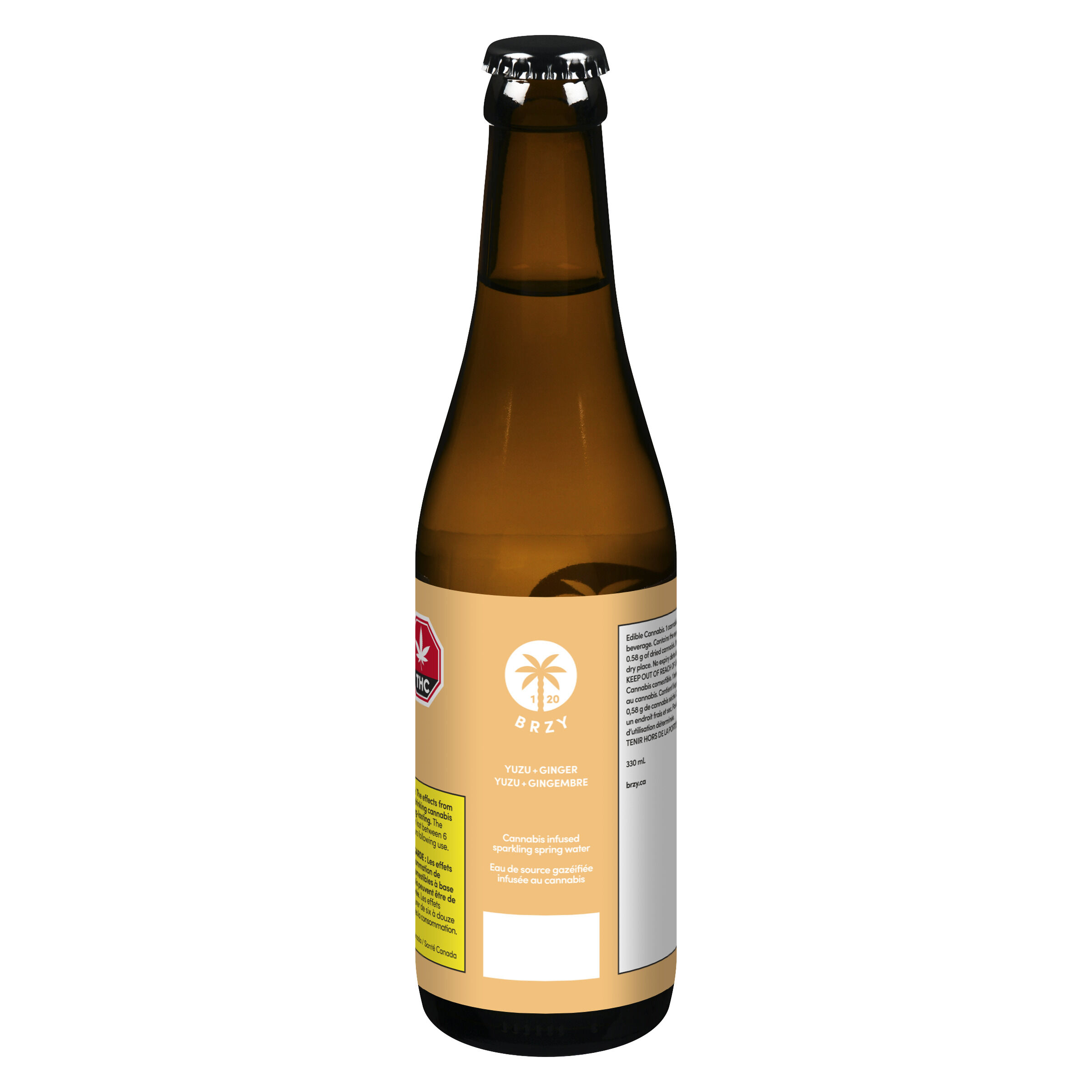 Yuzu + Ginger Sparkling Water