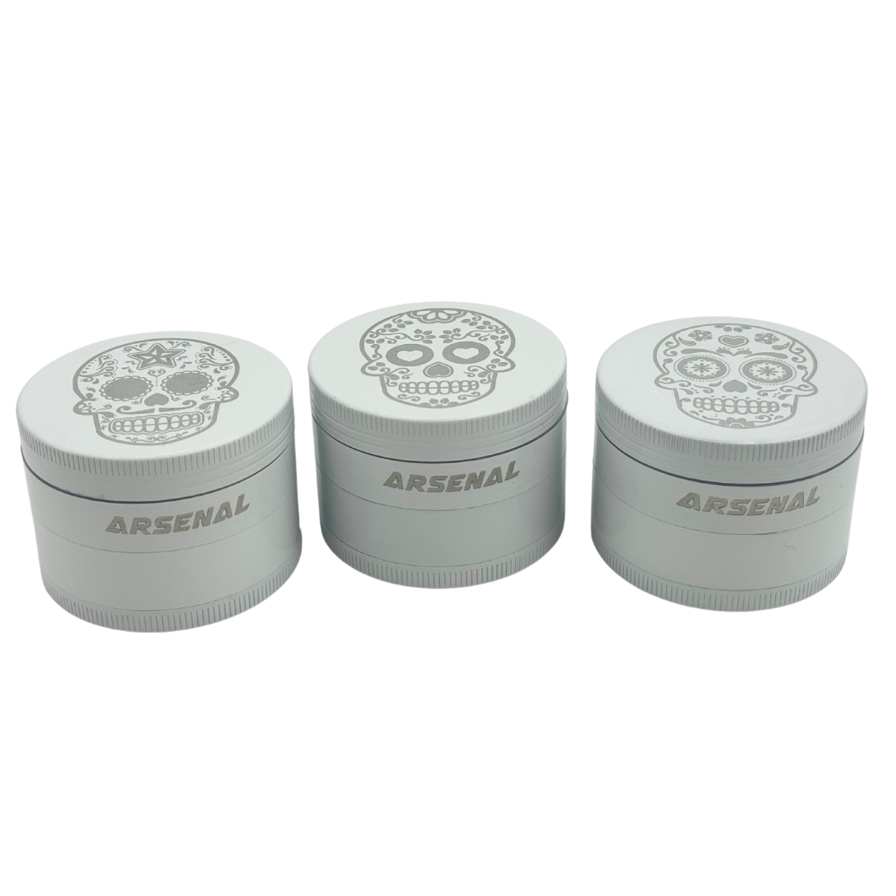 Arsenal Sugar Skulls 50mm 4-pc Grinder