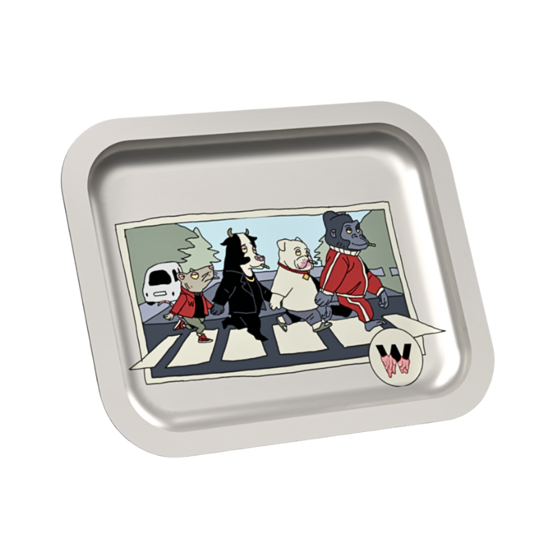 Weekend Metal Rolling Tray 2