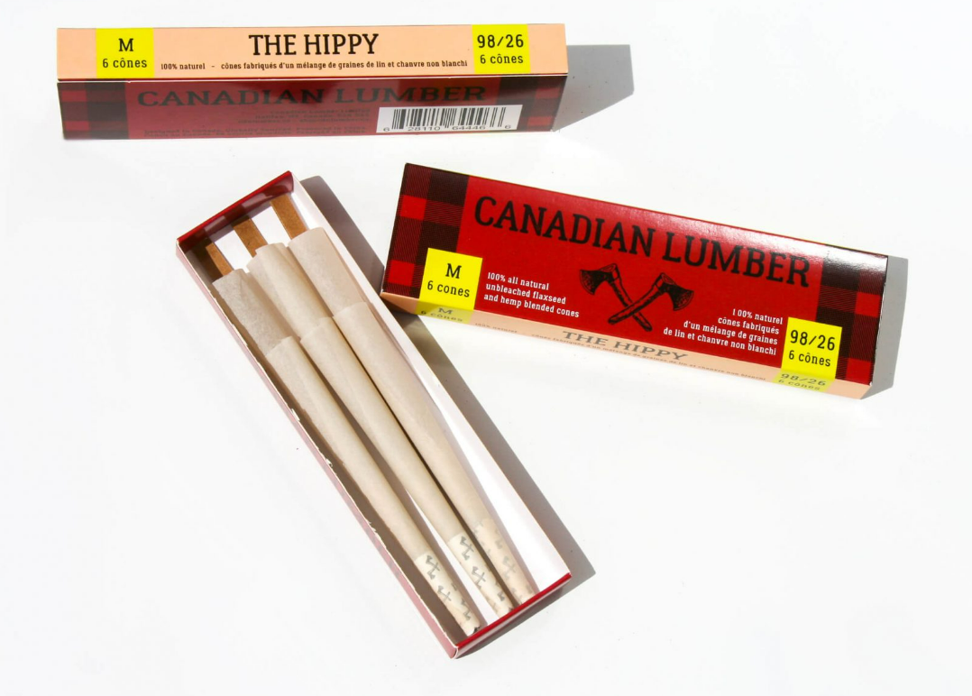 Canadian Lumber Rolling Papers and Cones 2