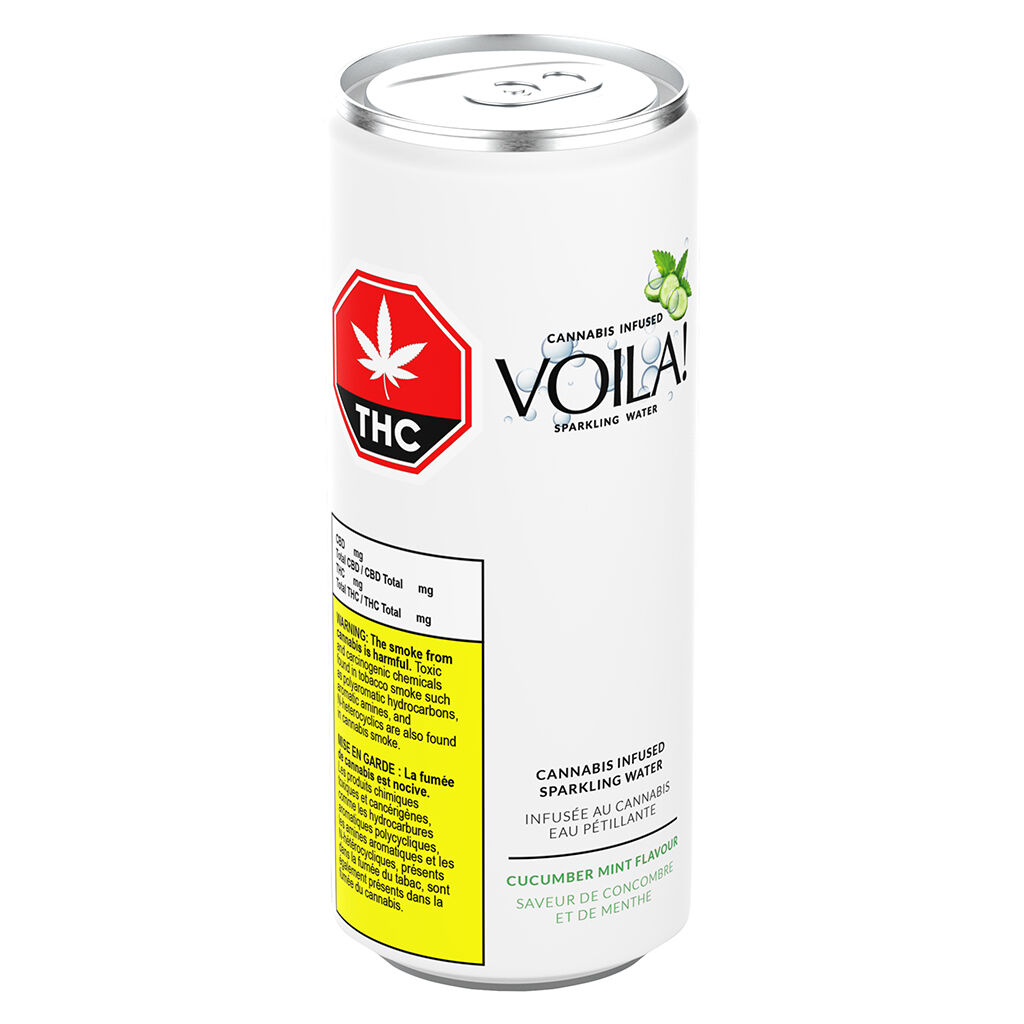 Cucumber & Mint Cannabis-Infused Sparkling Water