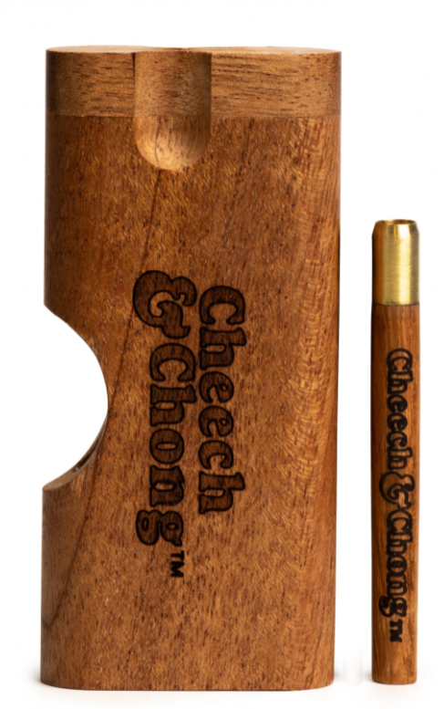Cheech & Chong™ Glass Locking Twist Dugout