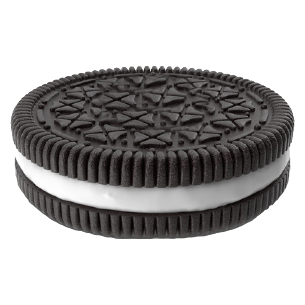Vanilla Double Stuffed Chocolate Cookie