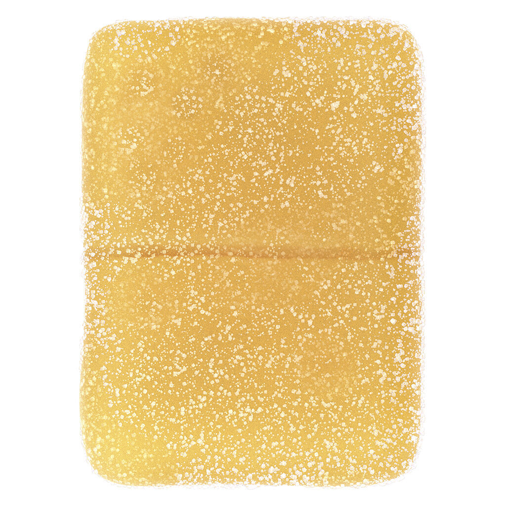 Real Fruit Grapefruit Sativa Gummies 1:1:1 THC:CBG:CBC