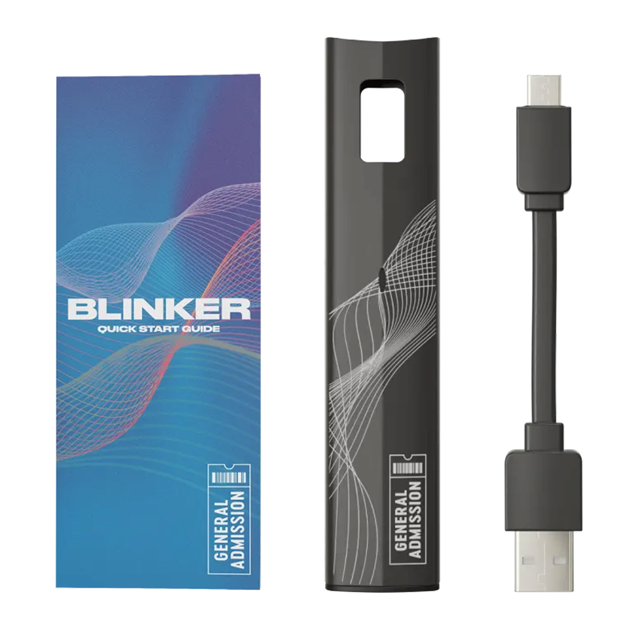 PROMO General Admission Blinker POD Battery Gunmetal Black