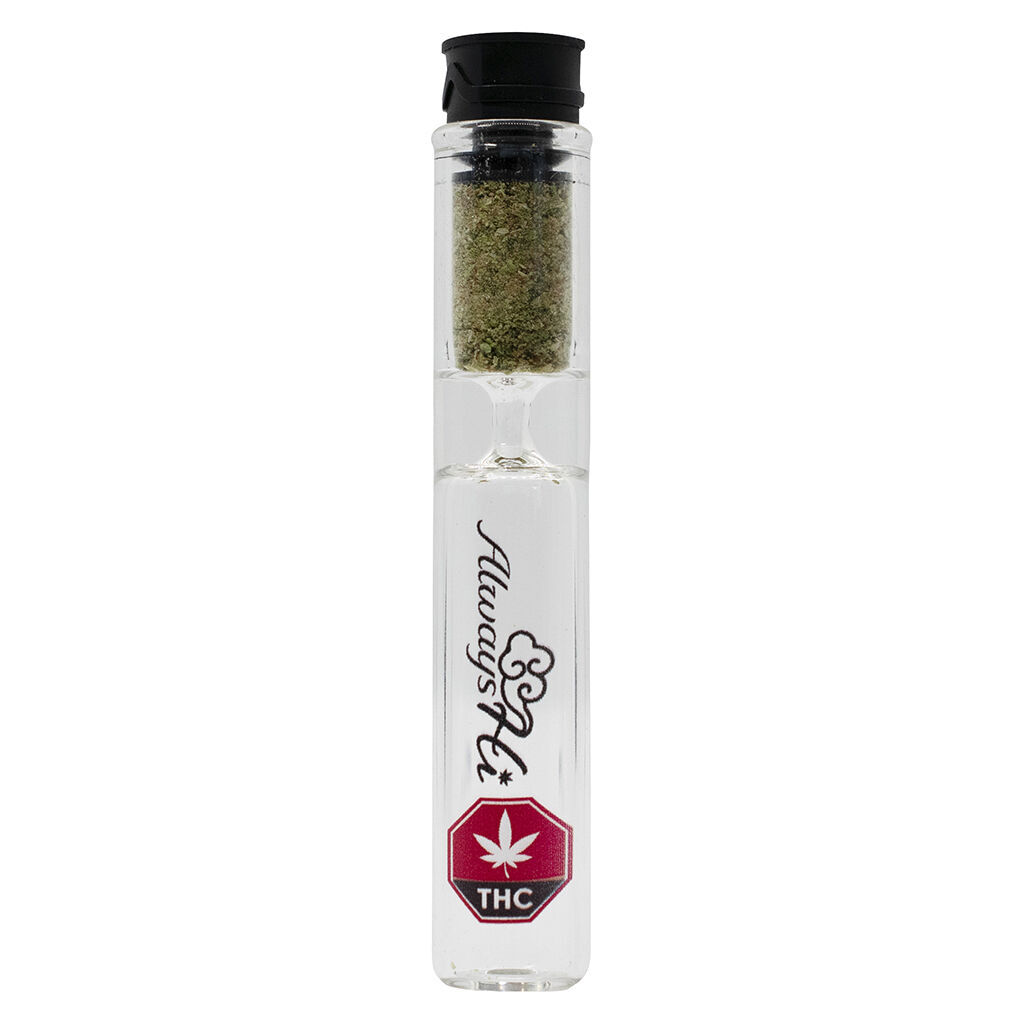 Ice Bubble Hash Infused Glass Joint - THC Sativa