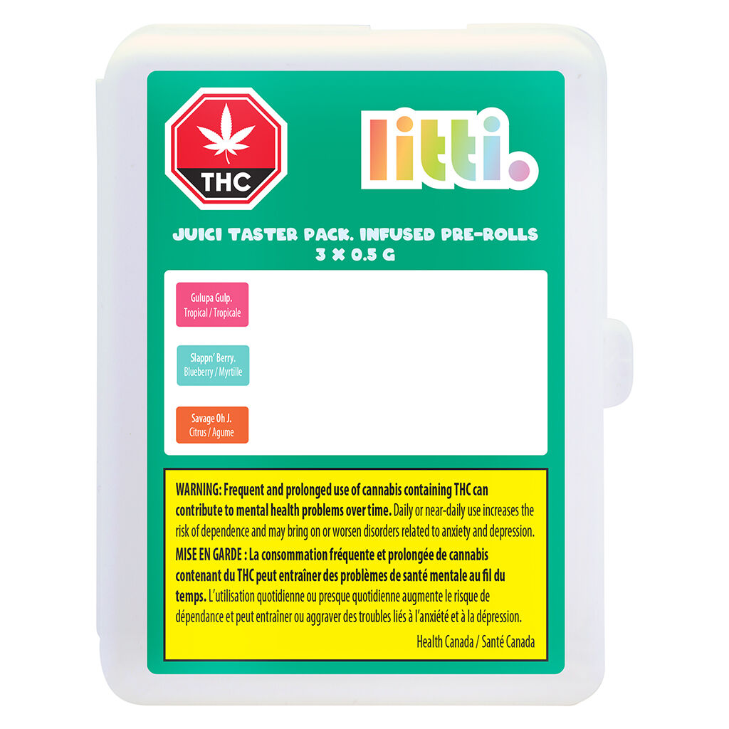 JUICI TASTER PACK. Infused Pre-Roll