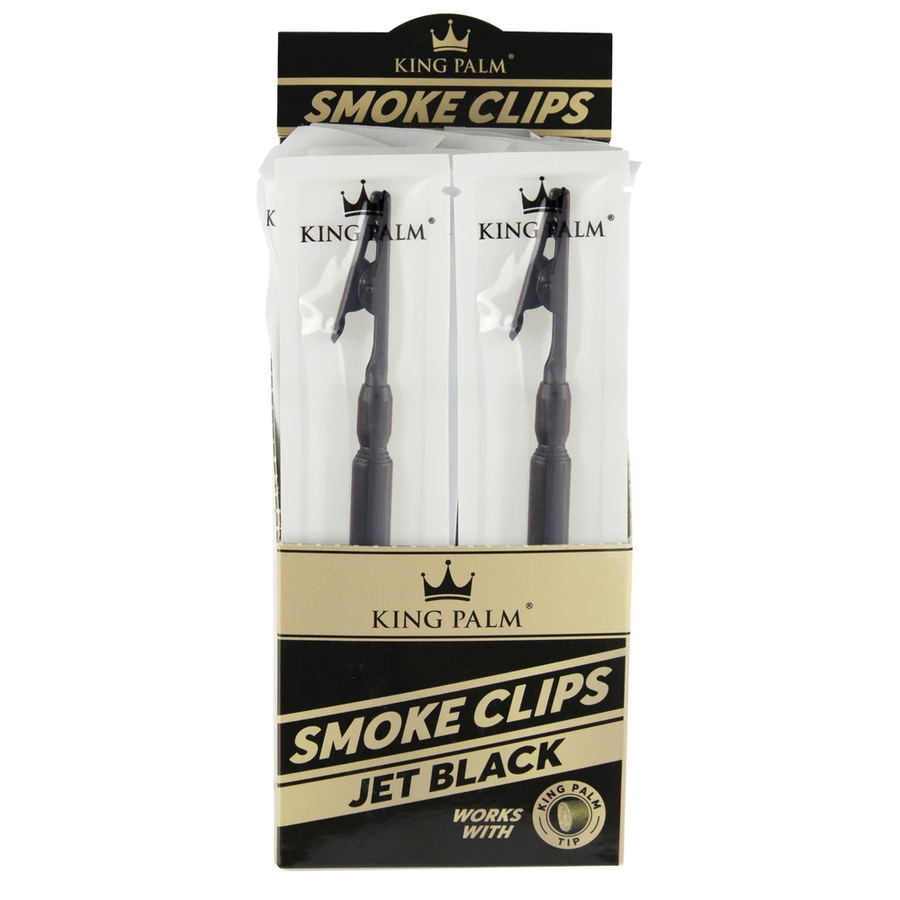 Black Smoke Clip Display by King Palm 3