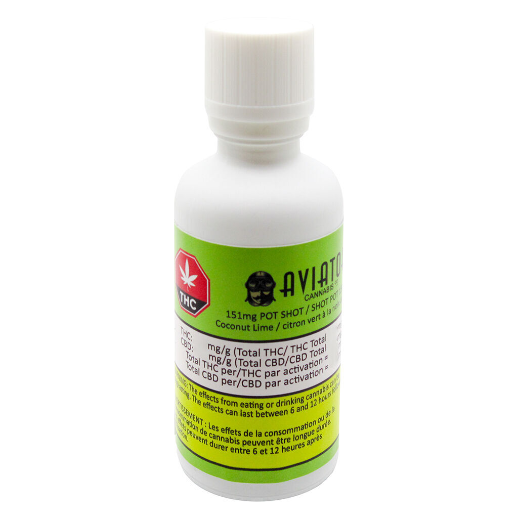 151 mg Pot Shot Coconut-Lime
