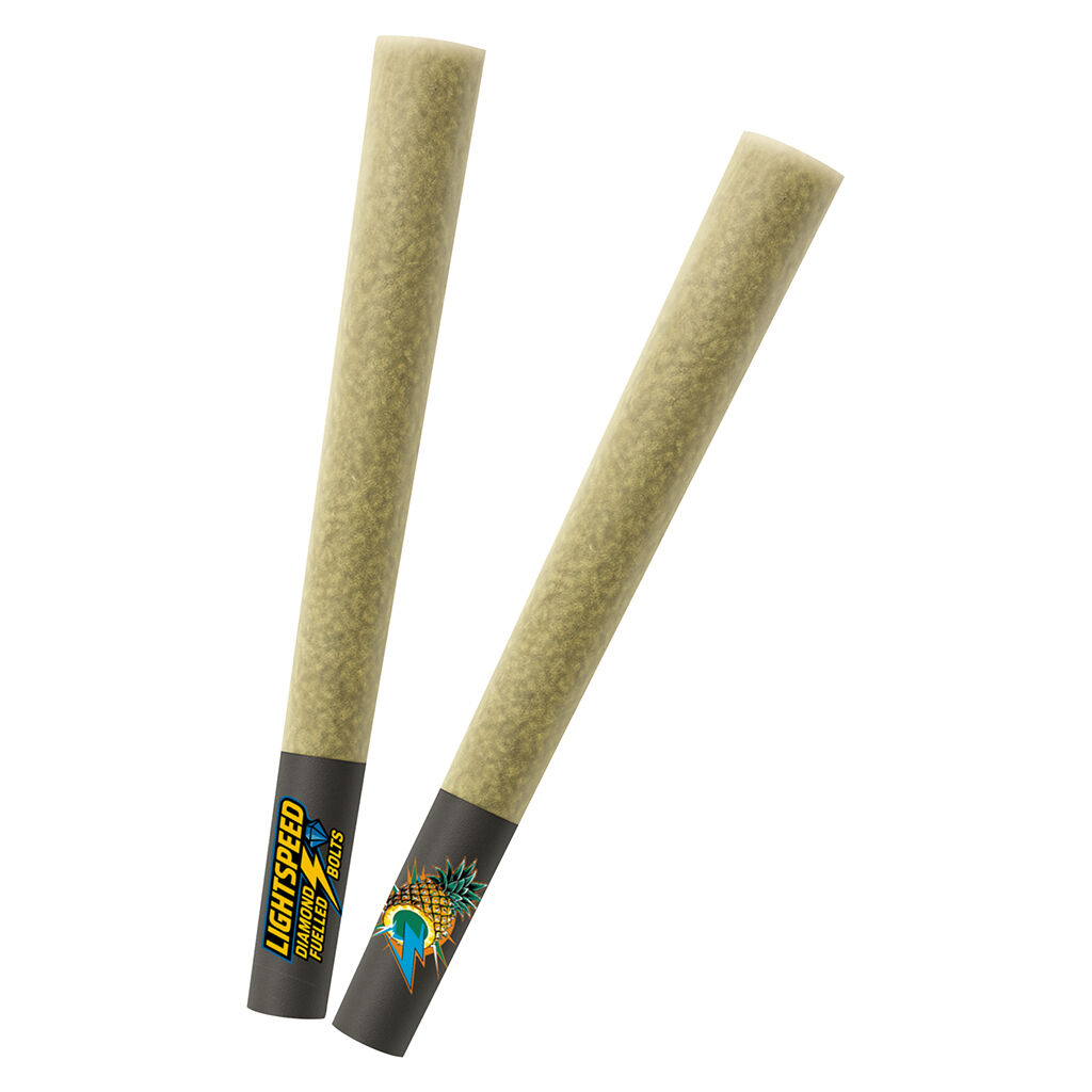 Pineapple Surge Diamond Fuelled Bolts Infused Pre-Roll