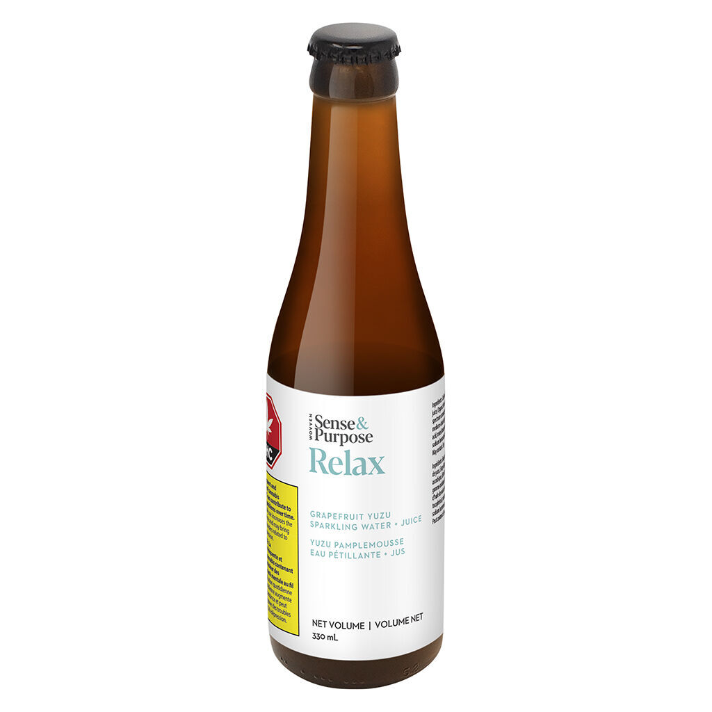 Relax: Grapefruit Yuzu Sparkling Water & Juice