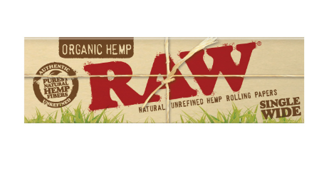 RAW ORGANIC NATURAL UNREFINED HEMP  ROLLING PAPERS SINGLE WIDE SINGLE WINDOW