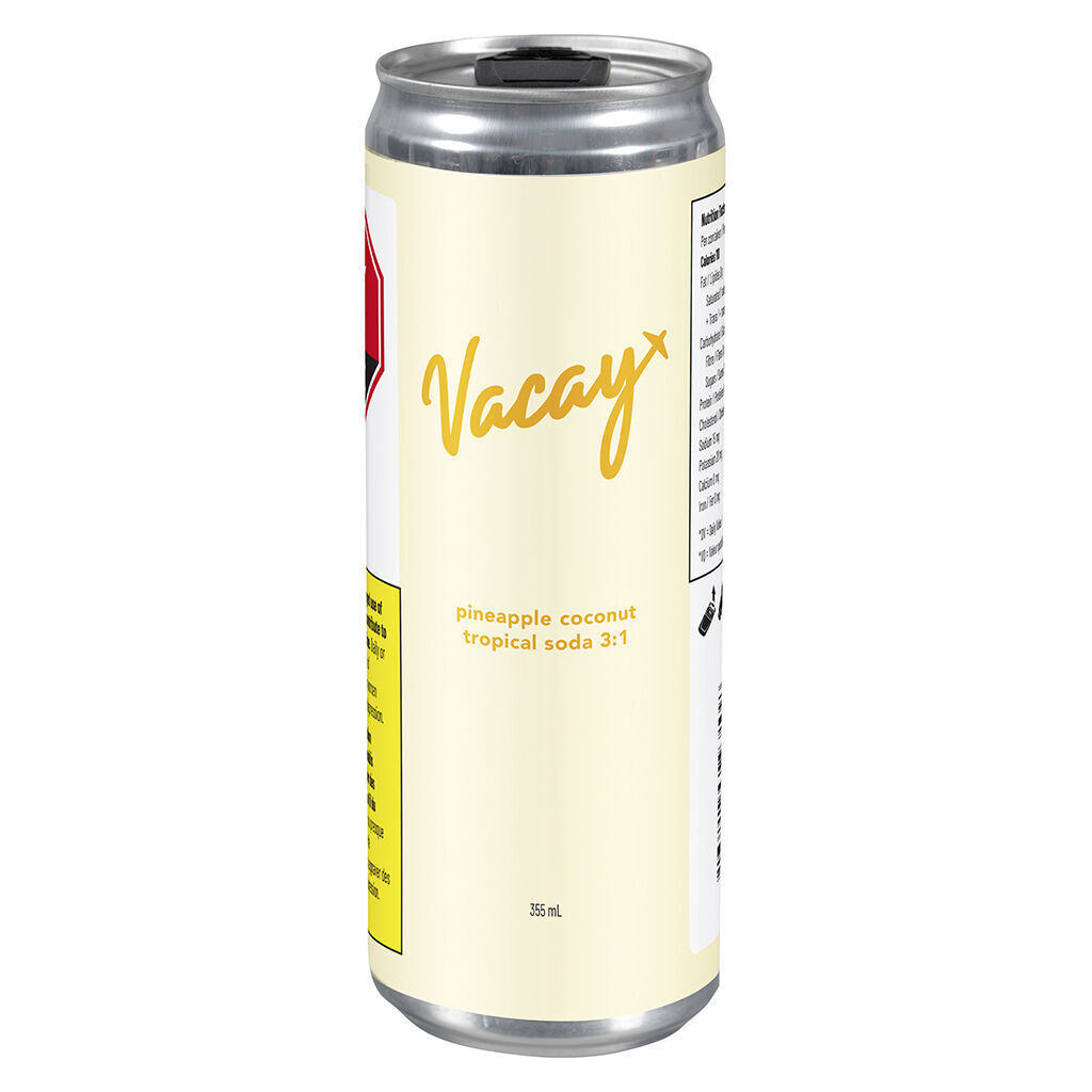 Pineapple Coconut Tropical Soda 3:1