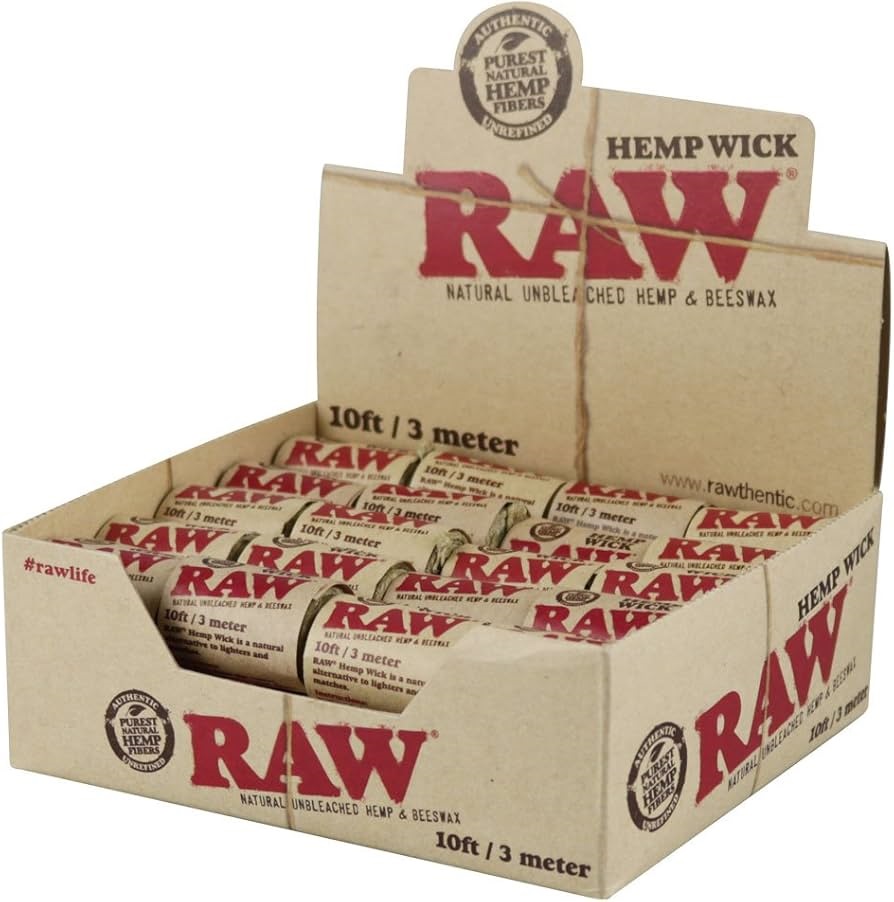 RAW Hemp Wick 10ft/ 3 meters 2
