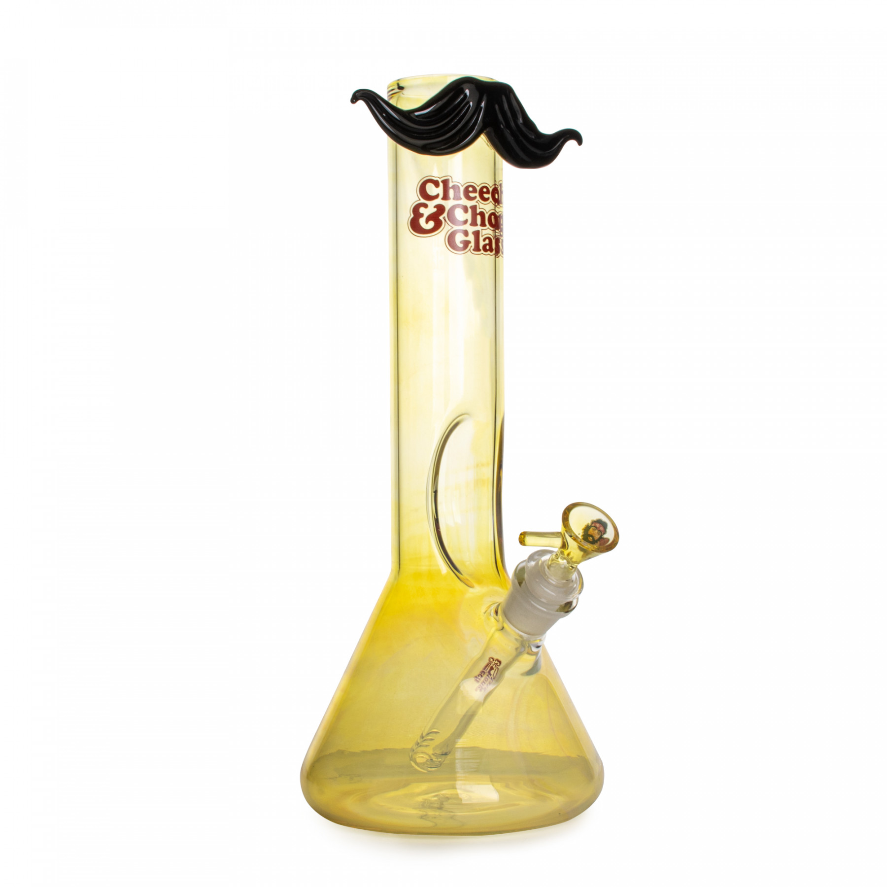 Cheech & Chong Glass 12" Tall  Moustache Ride Beaker Base  Water Pipe 2