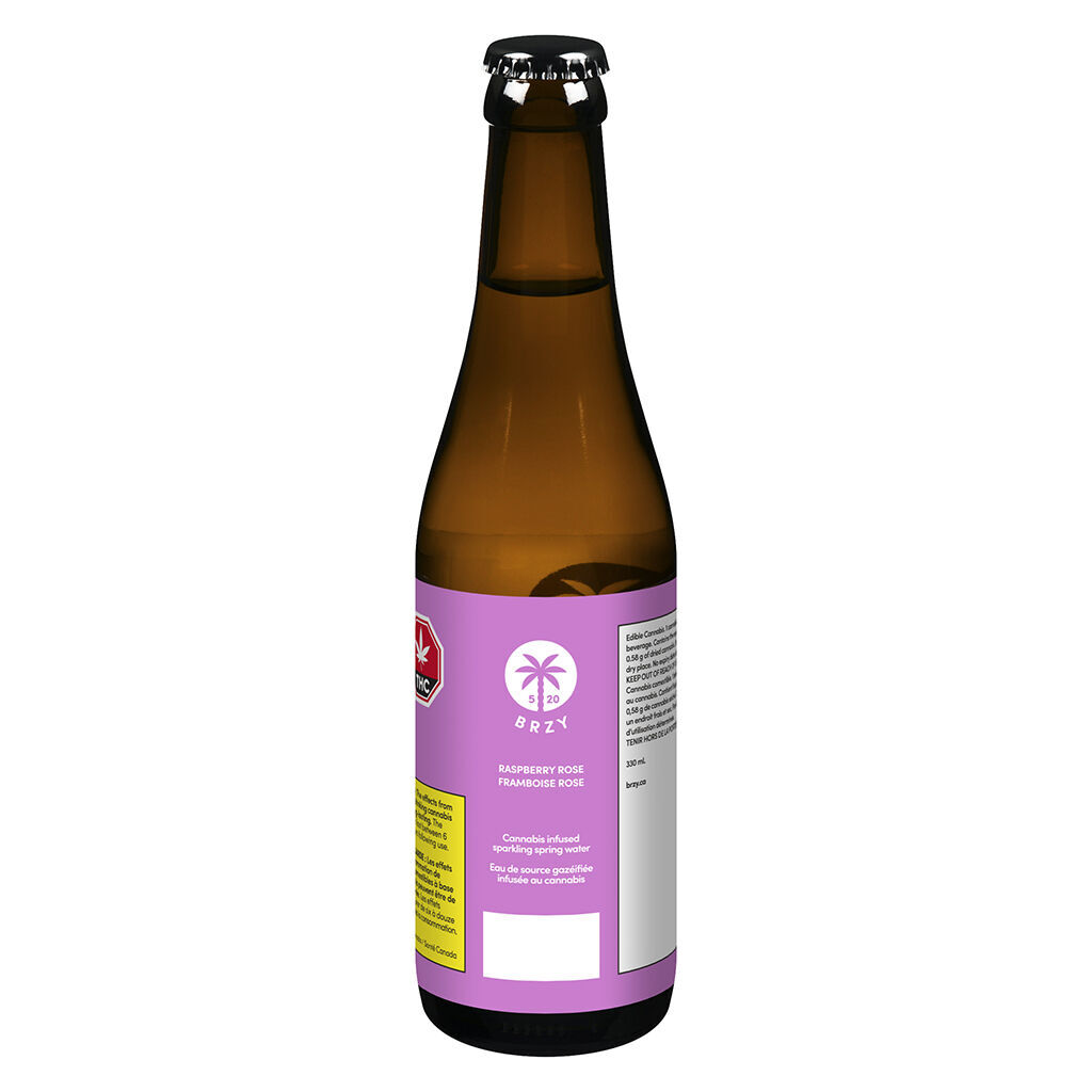 Raspberry Rose Cannabis Infused Sparkling Spring Water 2