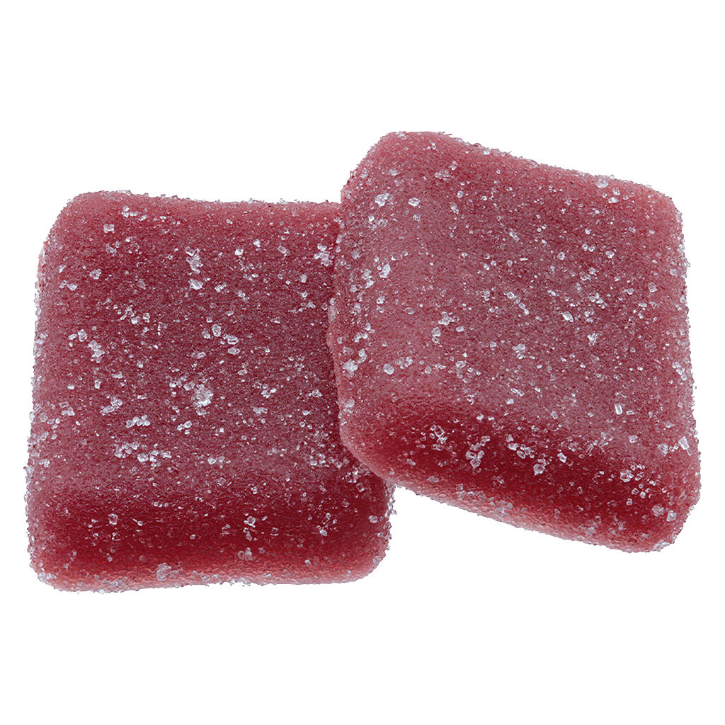 Real Fruit Pomegranate Gummies 1:1 THC:CBD