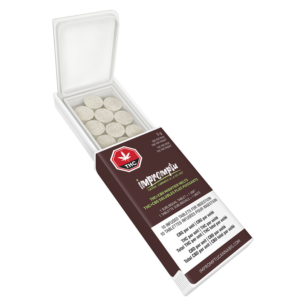 THC+CBG Mightier 10 CBG:10 THC Melts