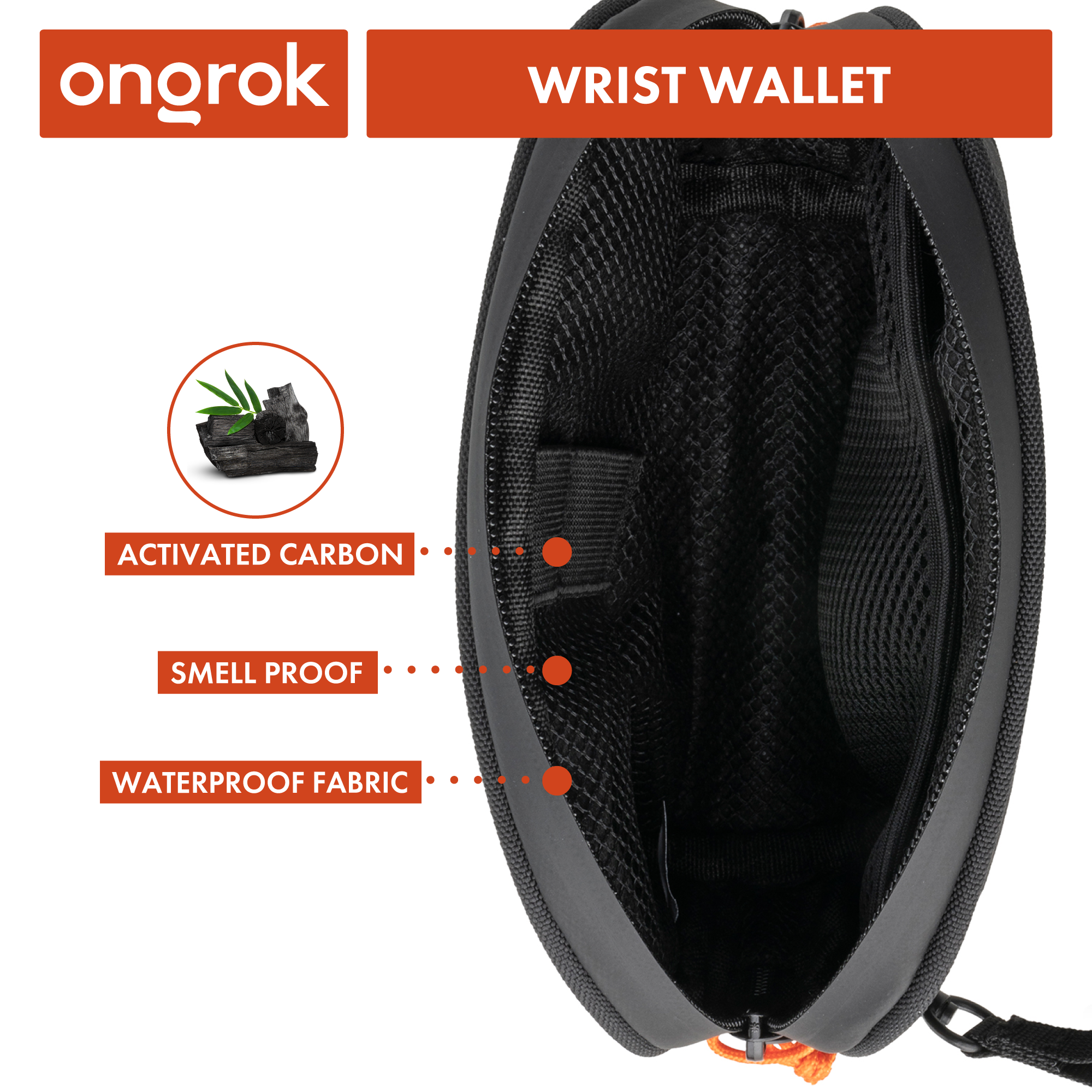 Ongrok Smell Proof Wrist Bag